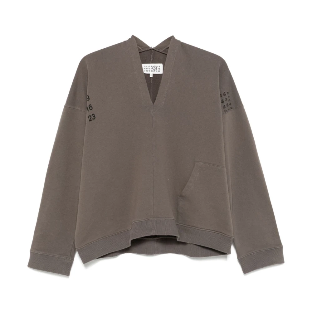 MM6 Maison Margiela Sweatshirt Brown, Dam