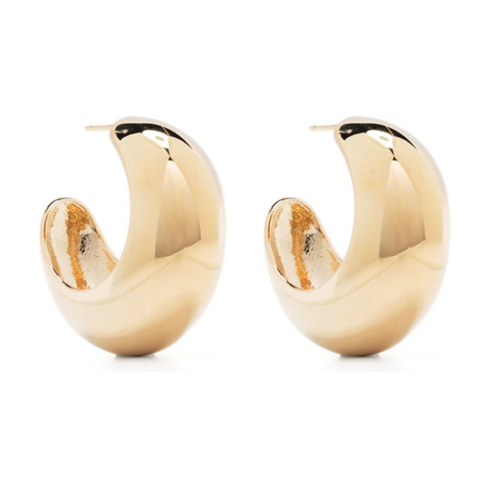 Isabel Marant Women's Yellow Shiny Crescent Earrings