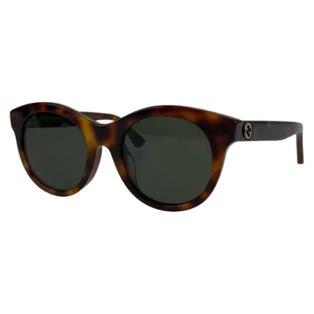 Gucci Vintage Pre-owned Plastic sunglasses Brown Heren