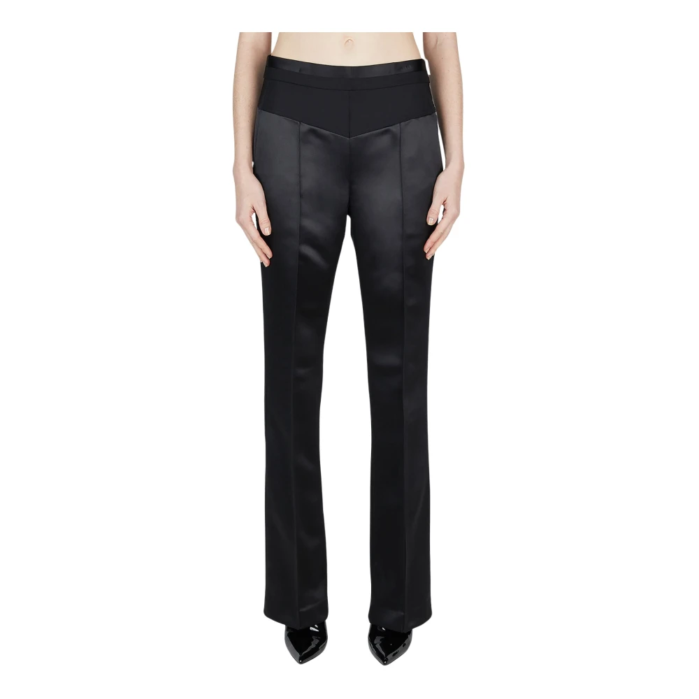Helmut Lang Black Straight Trousers, Female, M, Tuxedo Trousers