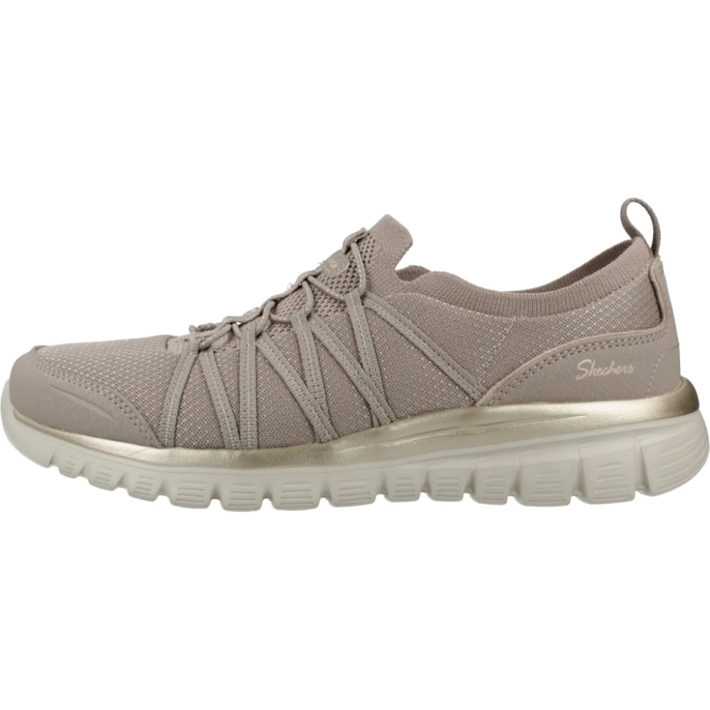 Skechers Women's Gray Sneakers, 6 Uk, Graceful - Purecrush