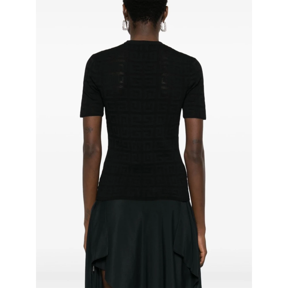 Givenchy Zwarte Monogram Trui Black Dames