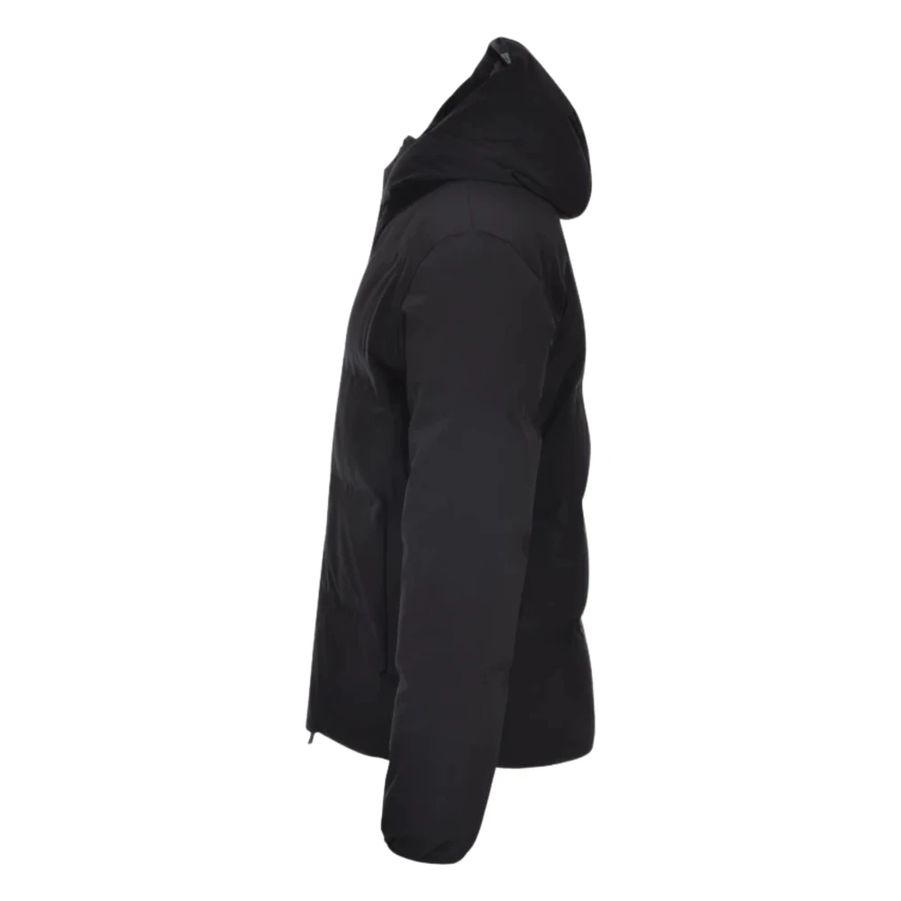 Herno Zwarte Bomberjack met hoge kraag Black Heren