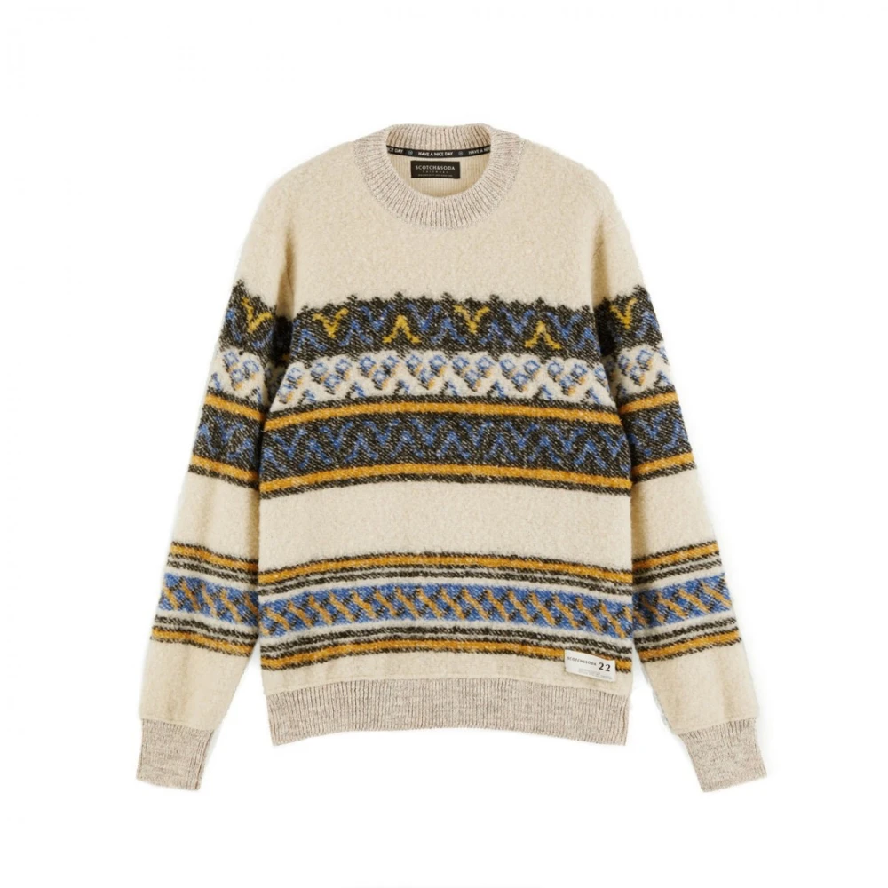Knitwear > Round-neck Knitwear - - Scotch & Soda - Modalova