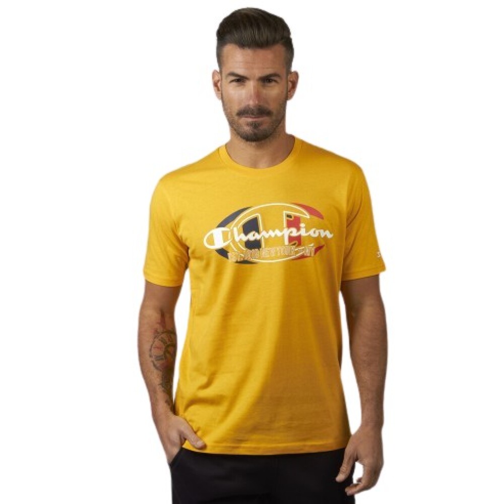 Magliette champion store uomo giallo