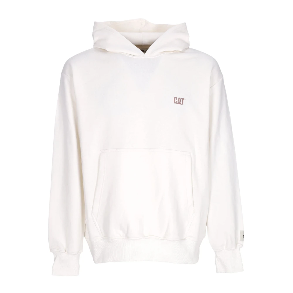 CAT Lichtgewicht Hoodie Sweatshirt met Bone Logo White Heren