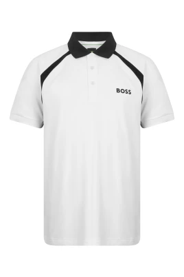 Aktiv Pikétröja i Slim Fit med Snabbtorkande Material