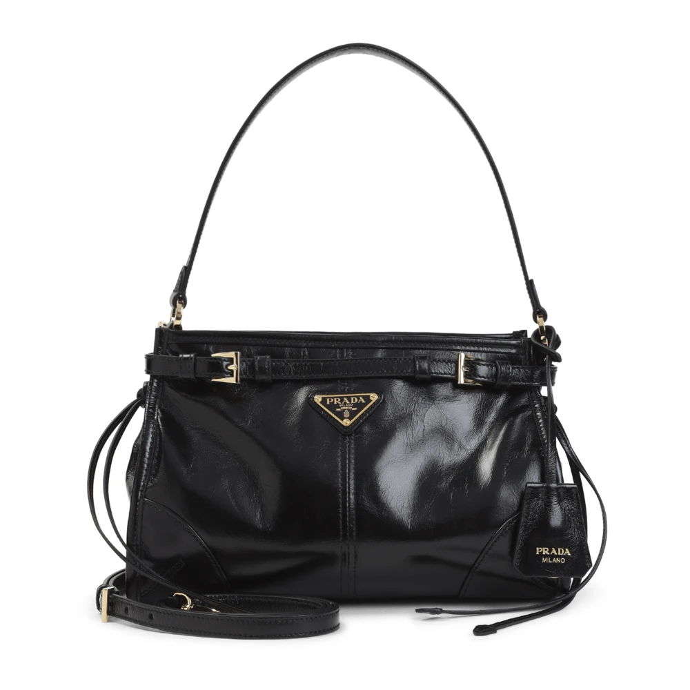 Prada Damen Schwarz Handtasche Bonnie Small, Einheitsgröße - Bild 5