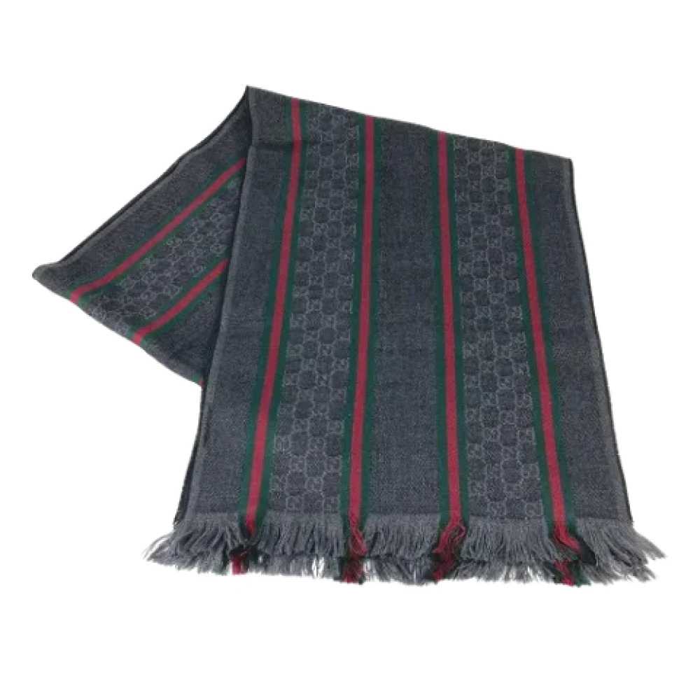 Pre-owned > Pre-owned Accessories > Pre-owned Scarves - - Gucci Vintage - Modalova