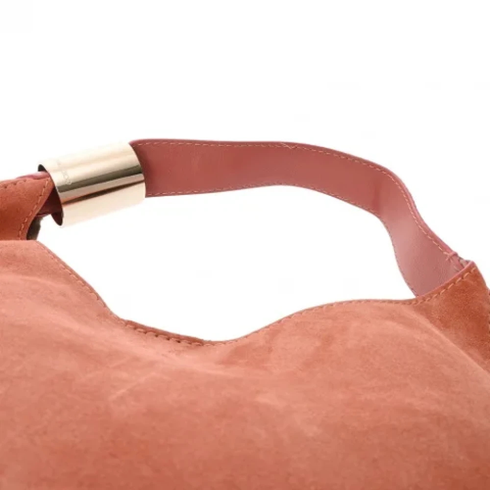 Jimmy Choo Pre-owned Suede shoulder-bags Pink Dames
