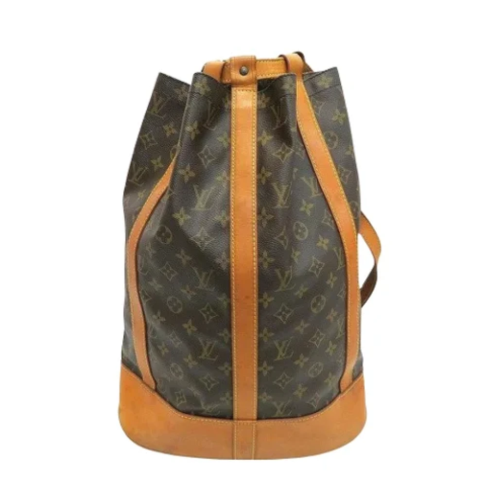 Louis Vuitton Vintage Pre-owned Canvas backpacks Brown Dames