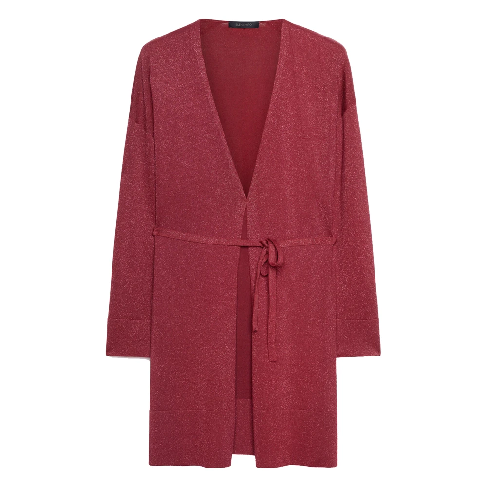 Elena Mirò Stijlvolle Maglia Top Red Dames