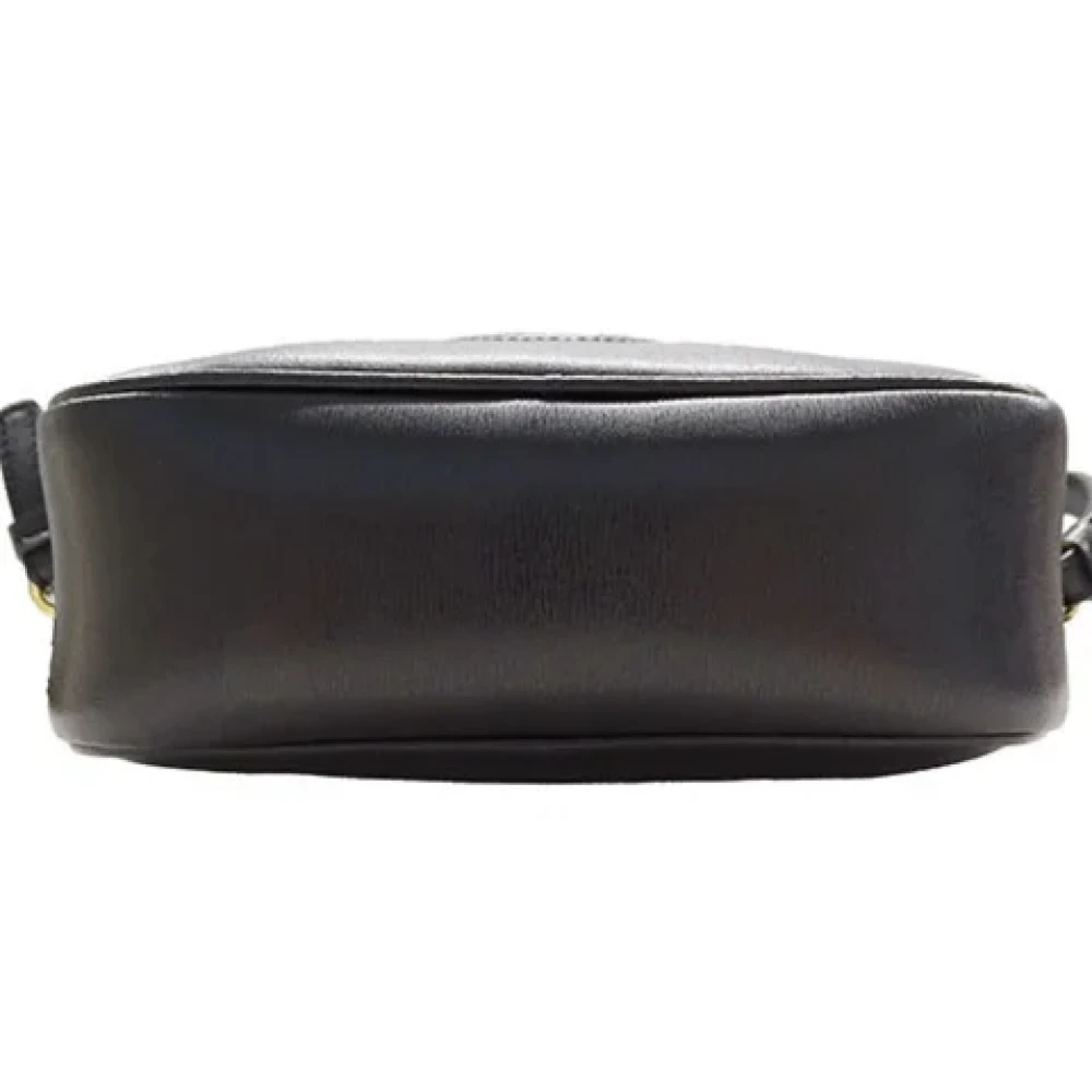 Salvatore Ferragamo Pre-owned Leather shoulder-bags Black Dames