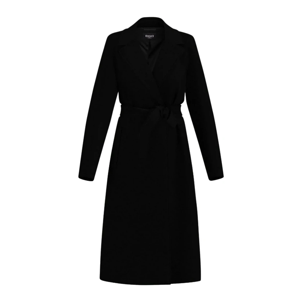 Emme DI Marella Stijlvolle jas met 100% samenstelling Black Dames