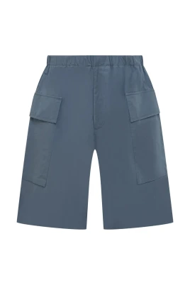 Relaxed Fit Cotton Cargo Shorts