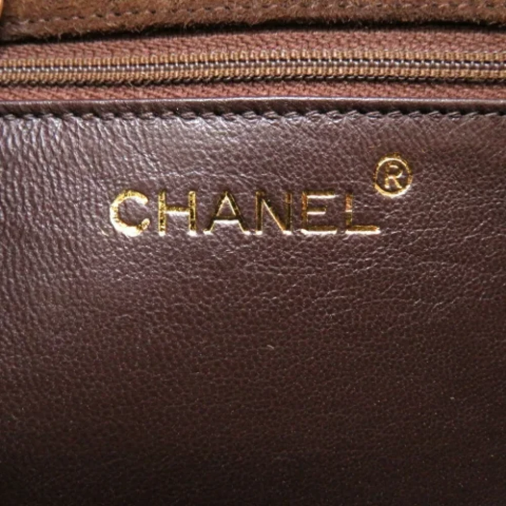 Chanel Vintage Pre-owned Fabric chanel-bags Brown Dames