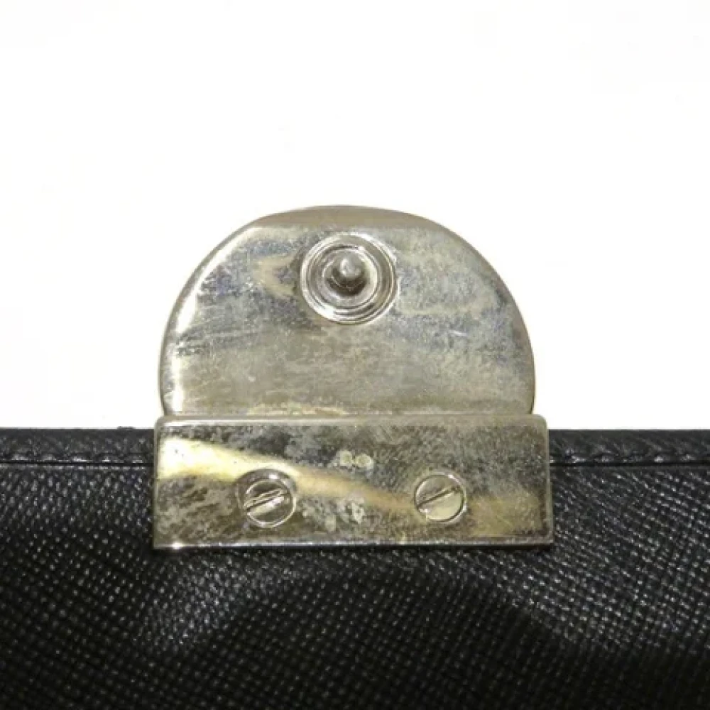 Salvatore Ferragamo Pre-owned Leather wallets Black Dames