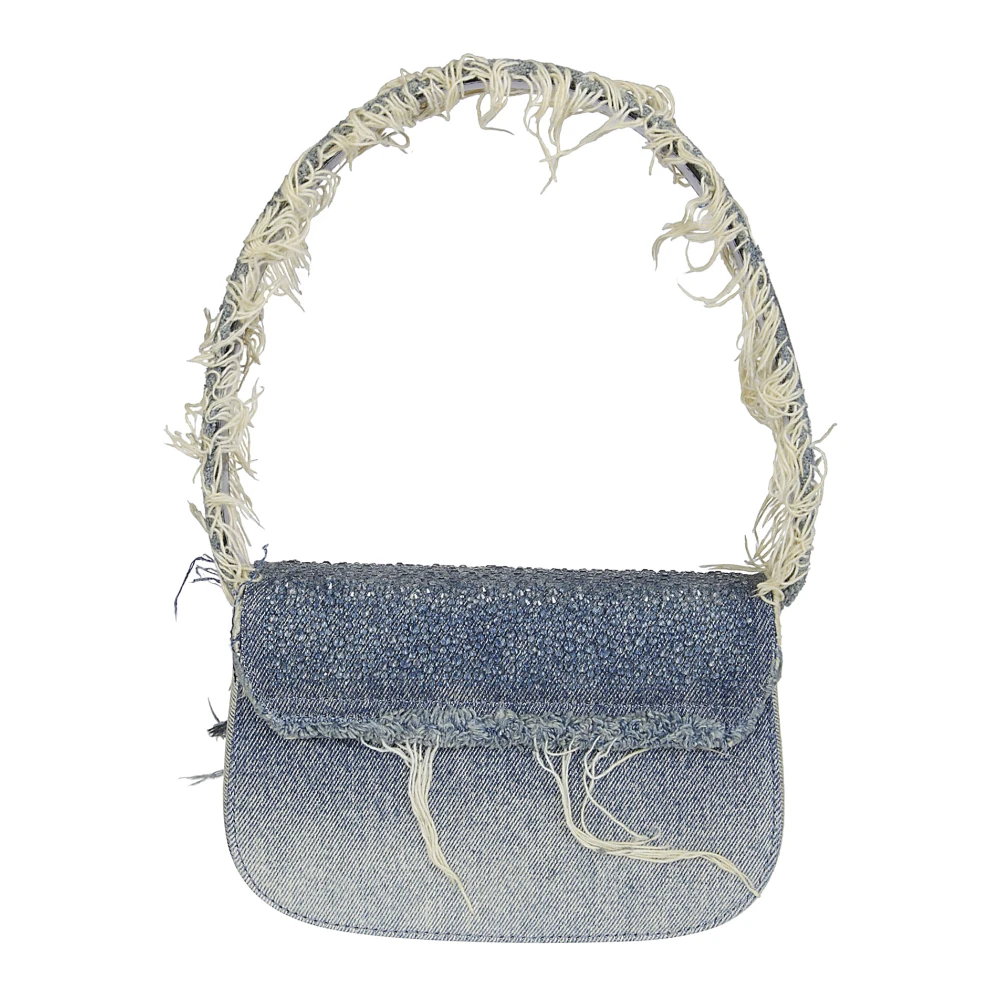 Diesel Denim tas voor trendy fashionistas Blue Dames