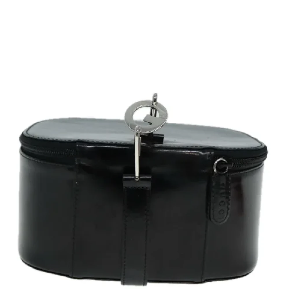 Gucci Vintage Pre-owned Leather handbags Black Dames
