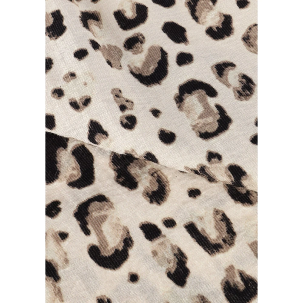 moss copenhagen Vlora Top Blouse Aop Beige Dames
