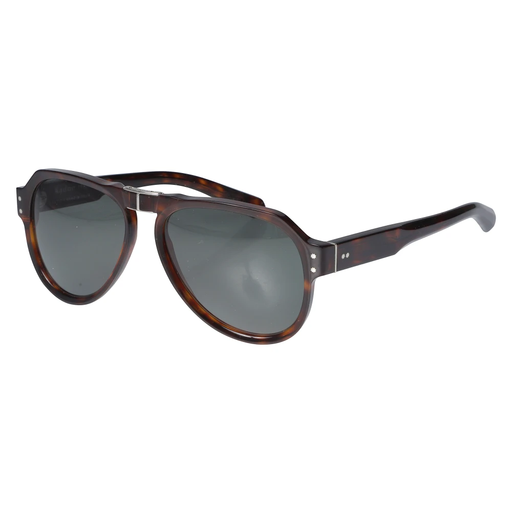 Kador Unisex Brown Sunglasses, 57 Mm, Pilot Flag/N