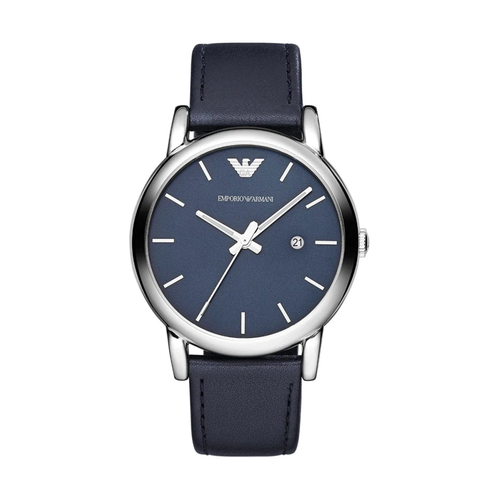 Emporio Armani Uomo Blu Orologio Da Ar1731 Con Quadrante - Immagine 2