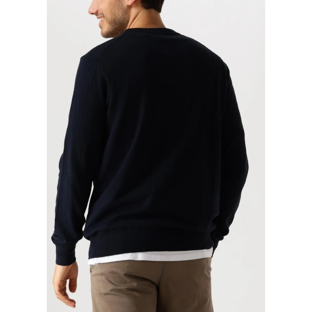 Lyle & Scott Katoen Merino Crew Neck Jumper Blue Heren