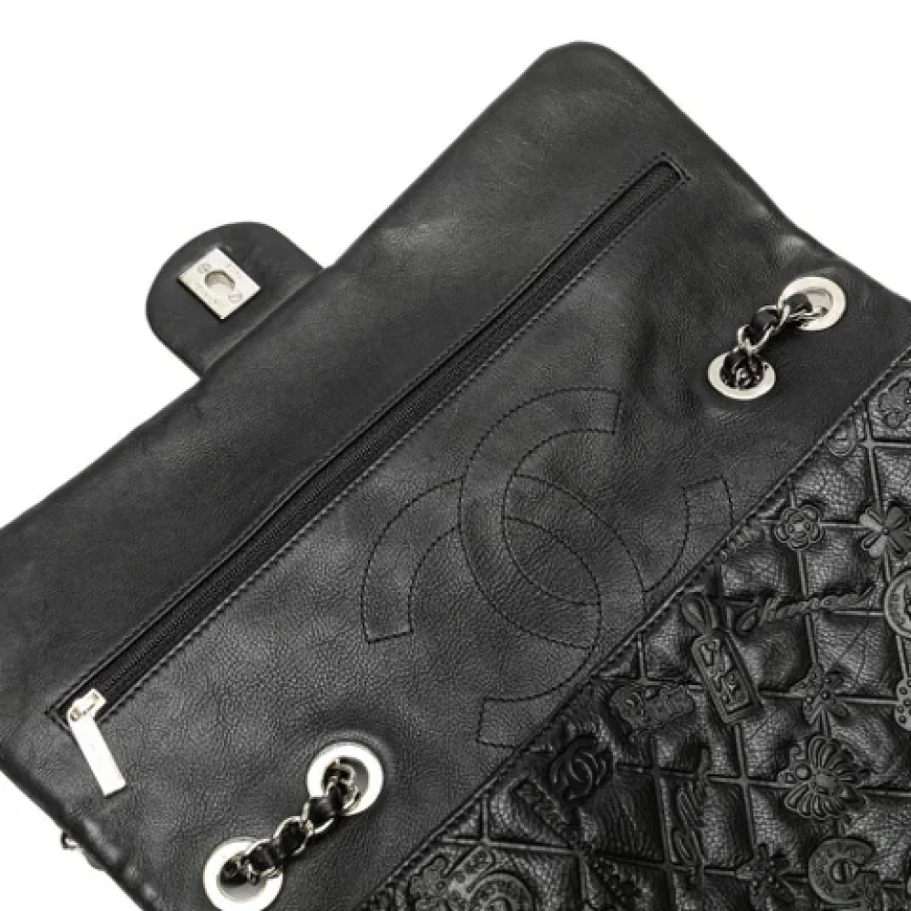 Chanel Vintage Pre-owned Leather chanel-bags Black Dames