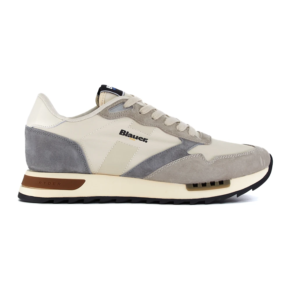 Blauer Sneakers Heren Schoenen Beige