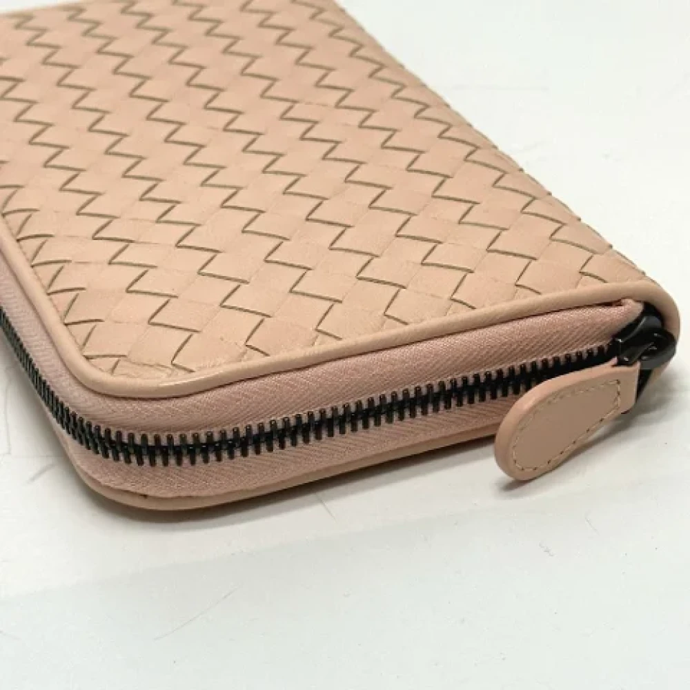 Bottega Veneta Vintage Pre-owned Leather wallets Pink Dames