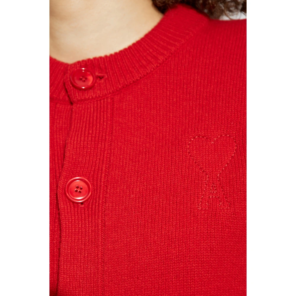 Ami Paris Wollen vest Red Dames
