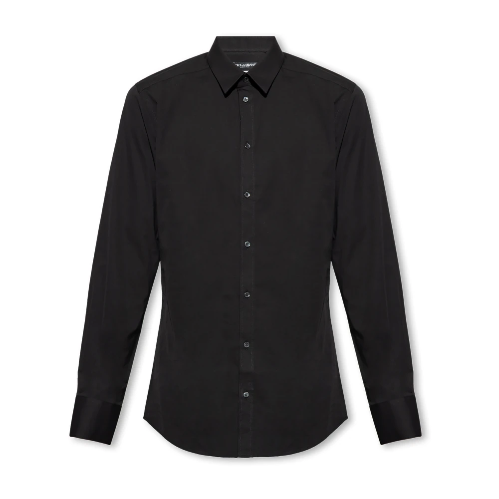 Dolce & Gabbana Hombre Negro Camisas, Talla: M