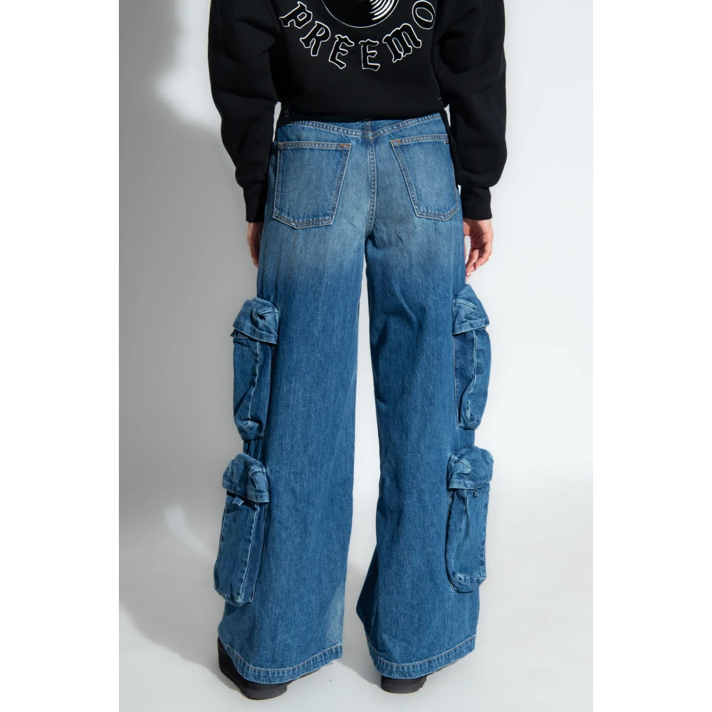 Amiri Jeans met zakken Blue Dames