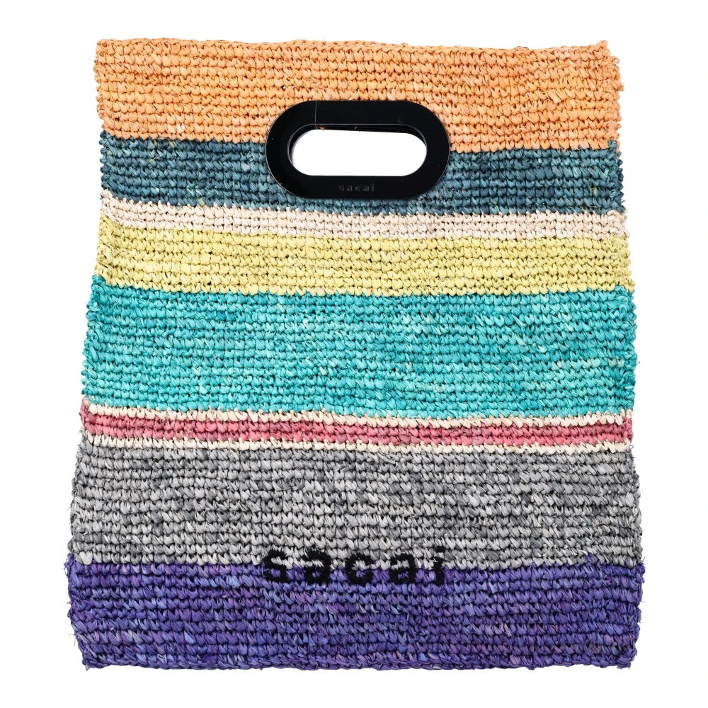 Sacai Strepen Patroon Multicolor Handtas Multicolor Unisex