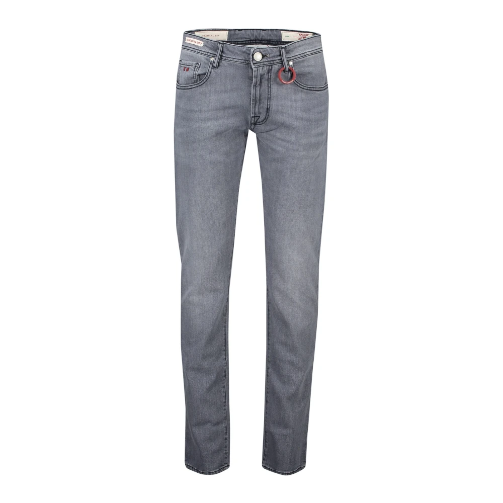 Tramarossa Grijze Jeans Slim Fit Gray Heren