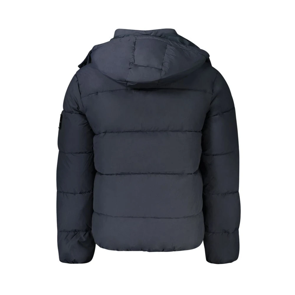 Calvin Klein Blauwe Polyamide Jas Blue Heren