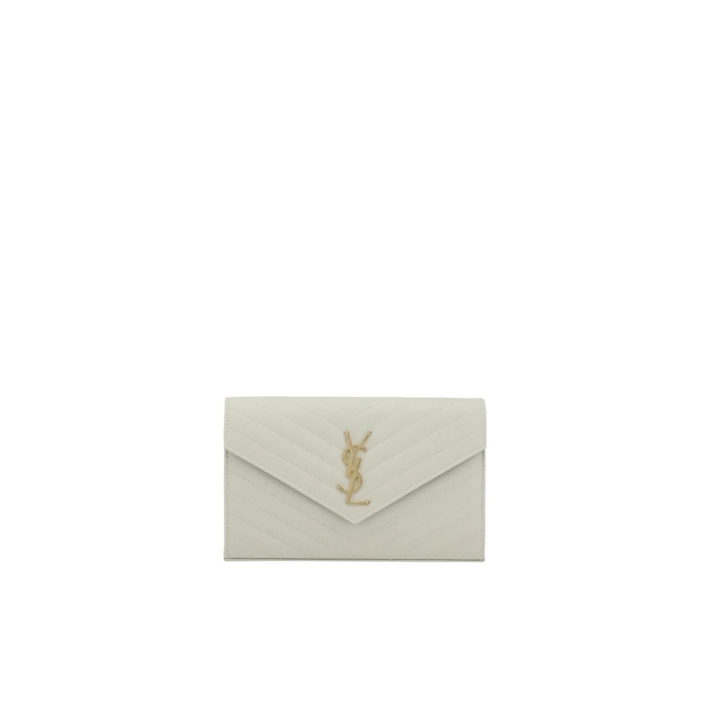Saint Laurent Women's Golden Chain Shoulder Bag With Matelassé Print