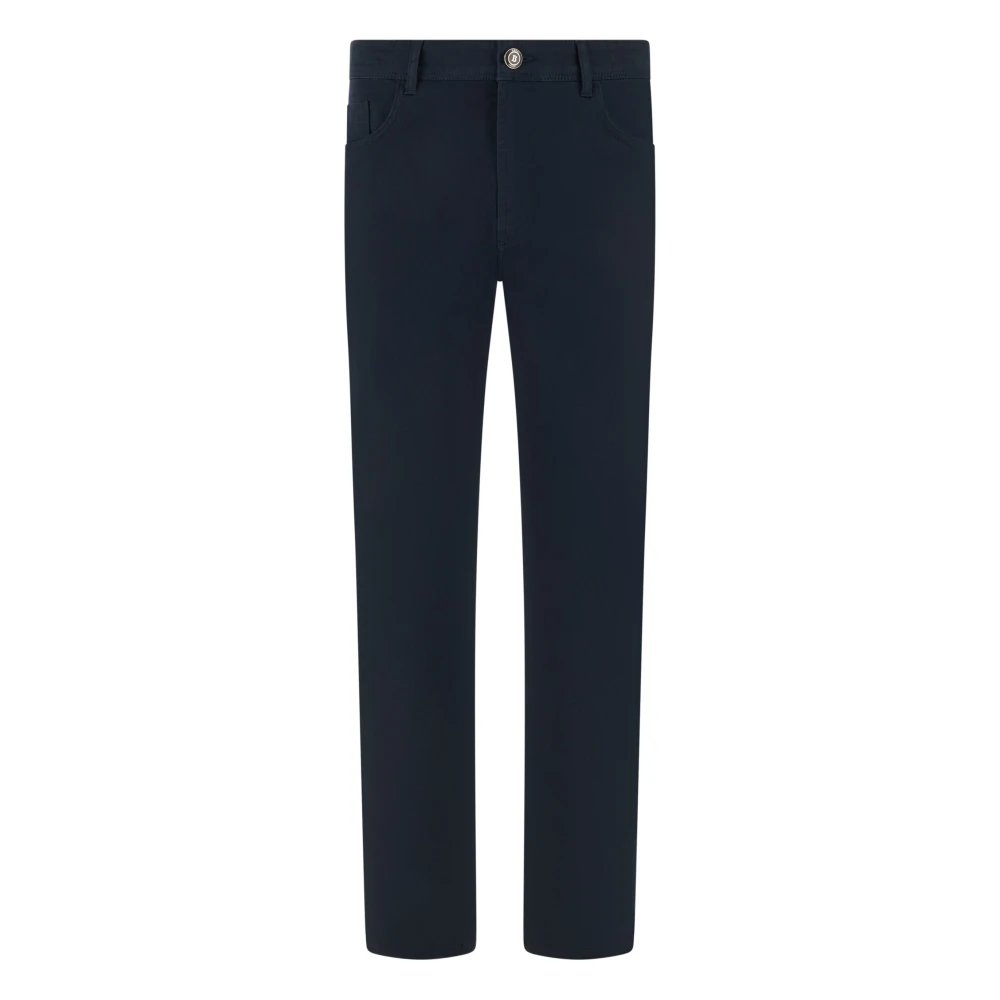 Boggi Milano Hombre Azul - Cotton Tencel 5 Pockets - Trousers - W31 - Cotton Tencel 5 Pockets