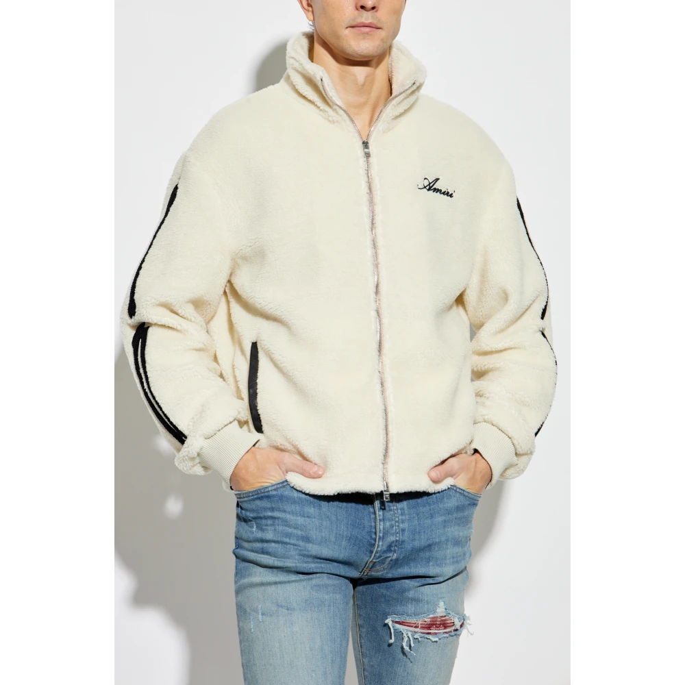 Amiri Sweatshirt met Logo Beige Heren