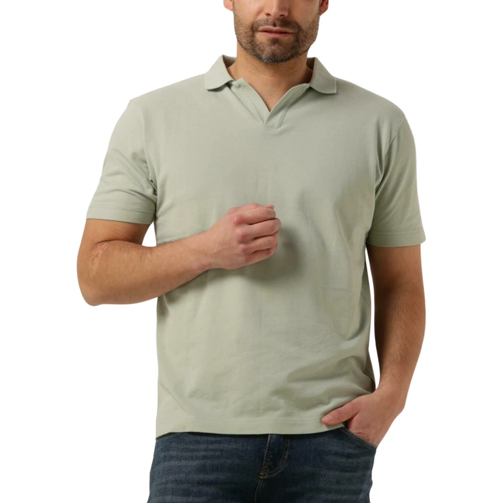Drykorn Heren Polo & T-shirts Benedickt 520151 Green Heren