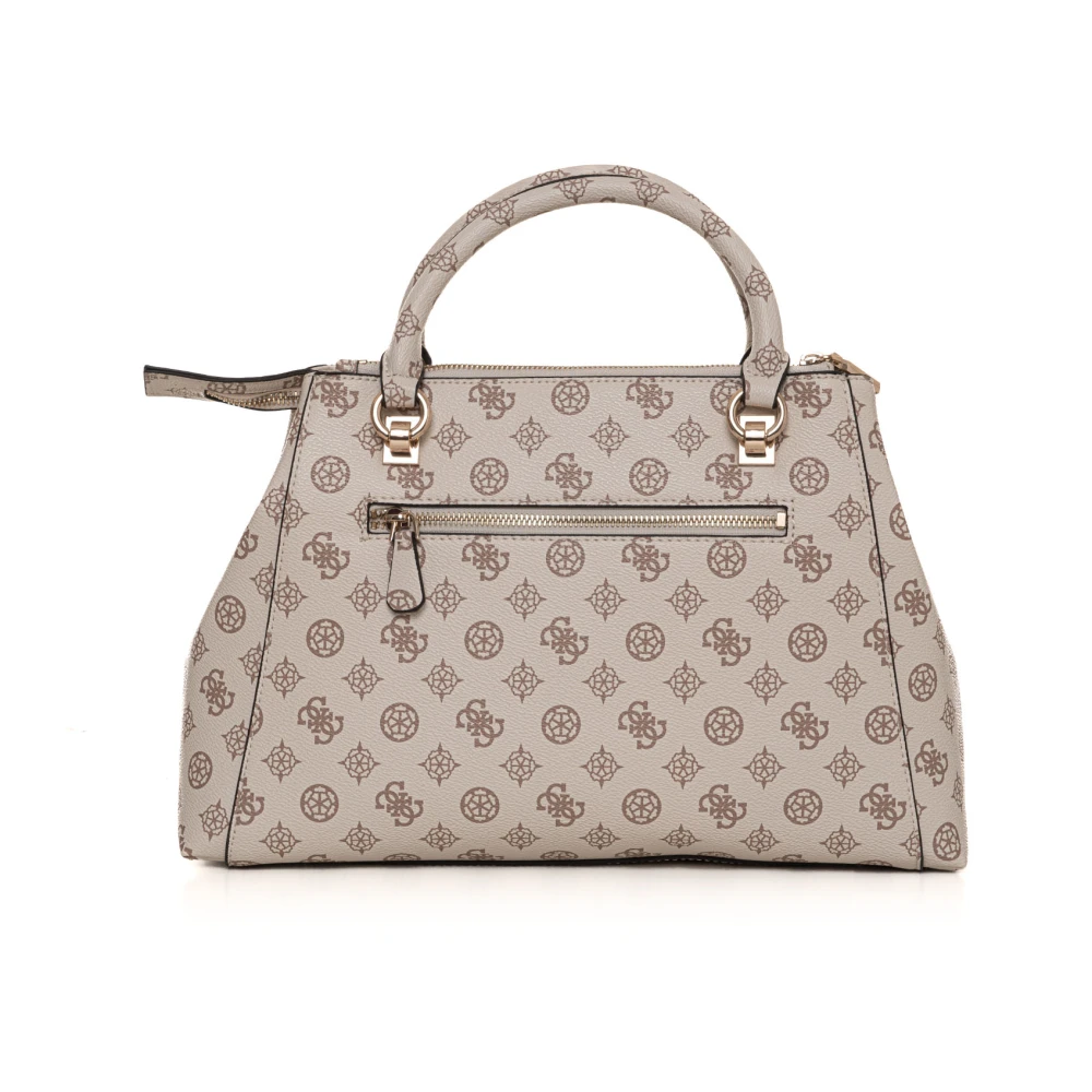 Guess Evelune Handtas met Afneembare Schouderband Beige Dames