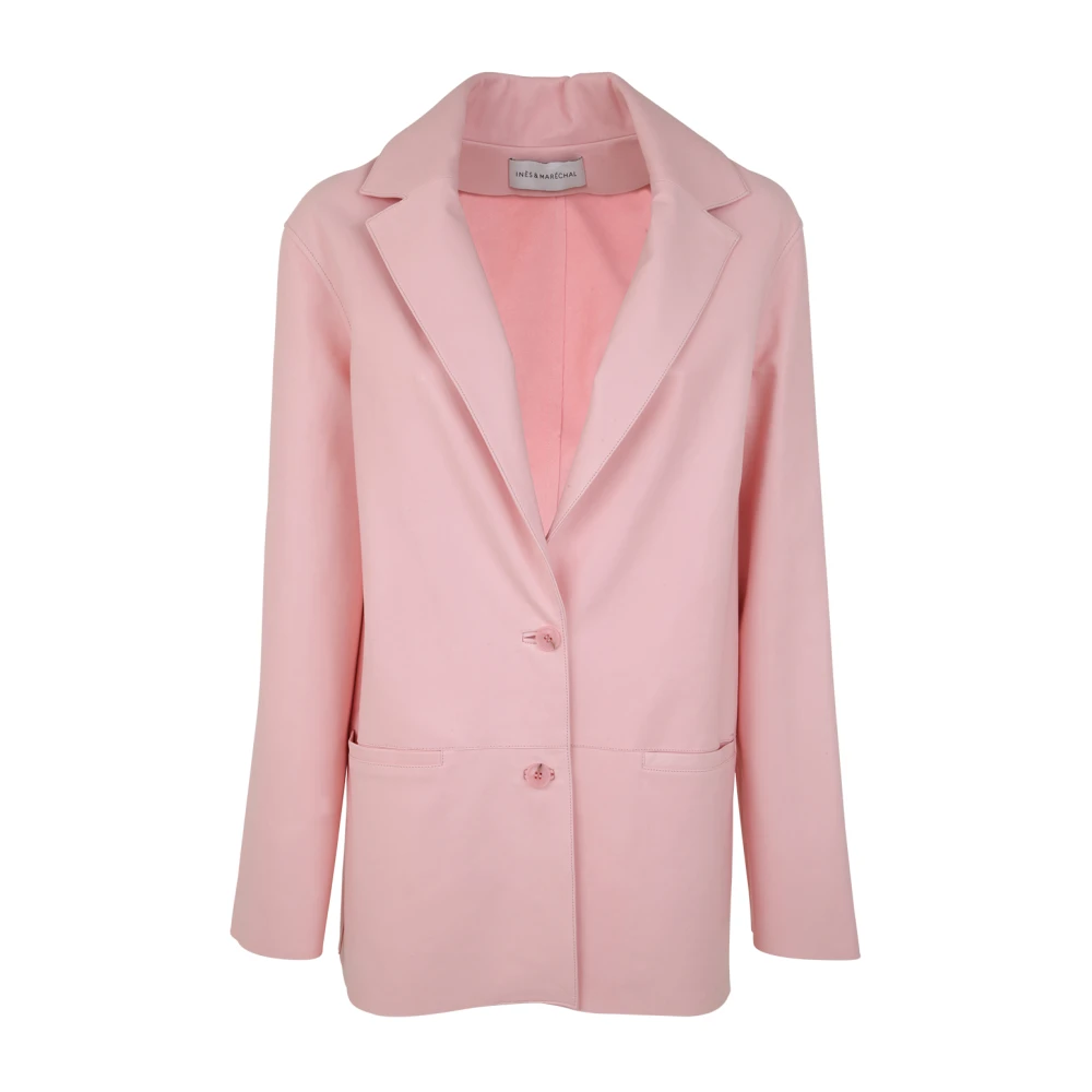 Inès & Maréchal Rose Oversized Jas Pink Dames