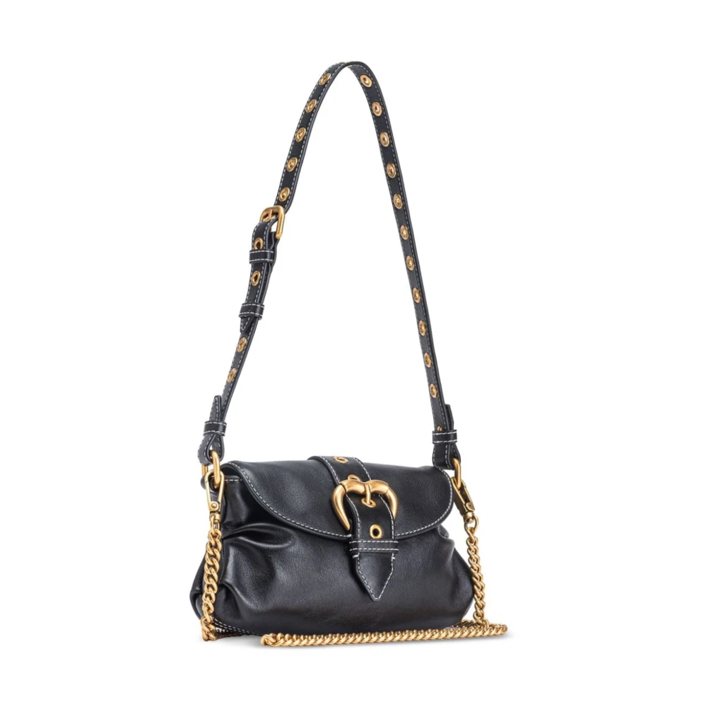 pinko Stijlvolle Zwarte Tassen Black Dames