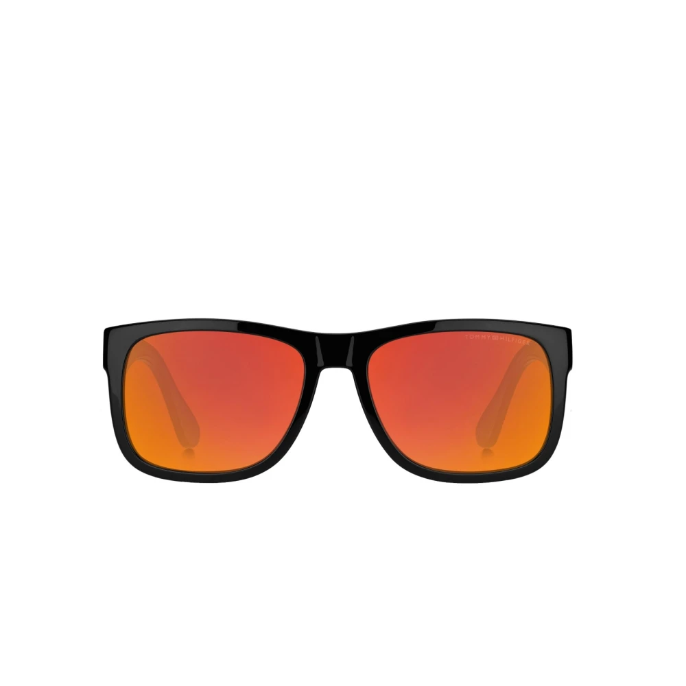 Tommy Hilfiger Men's Black Square Acetate Sunglasses