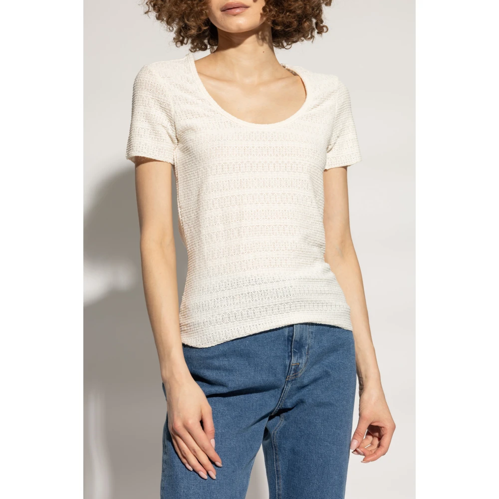 Rag & Bone Top Julia Beige Dames