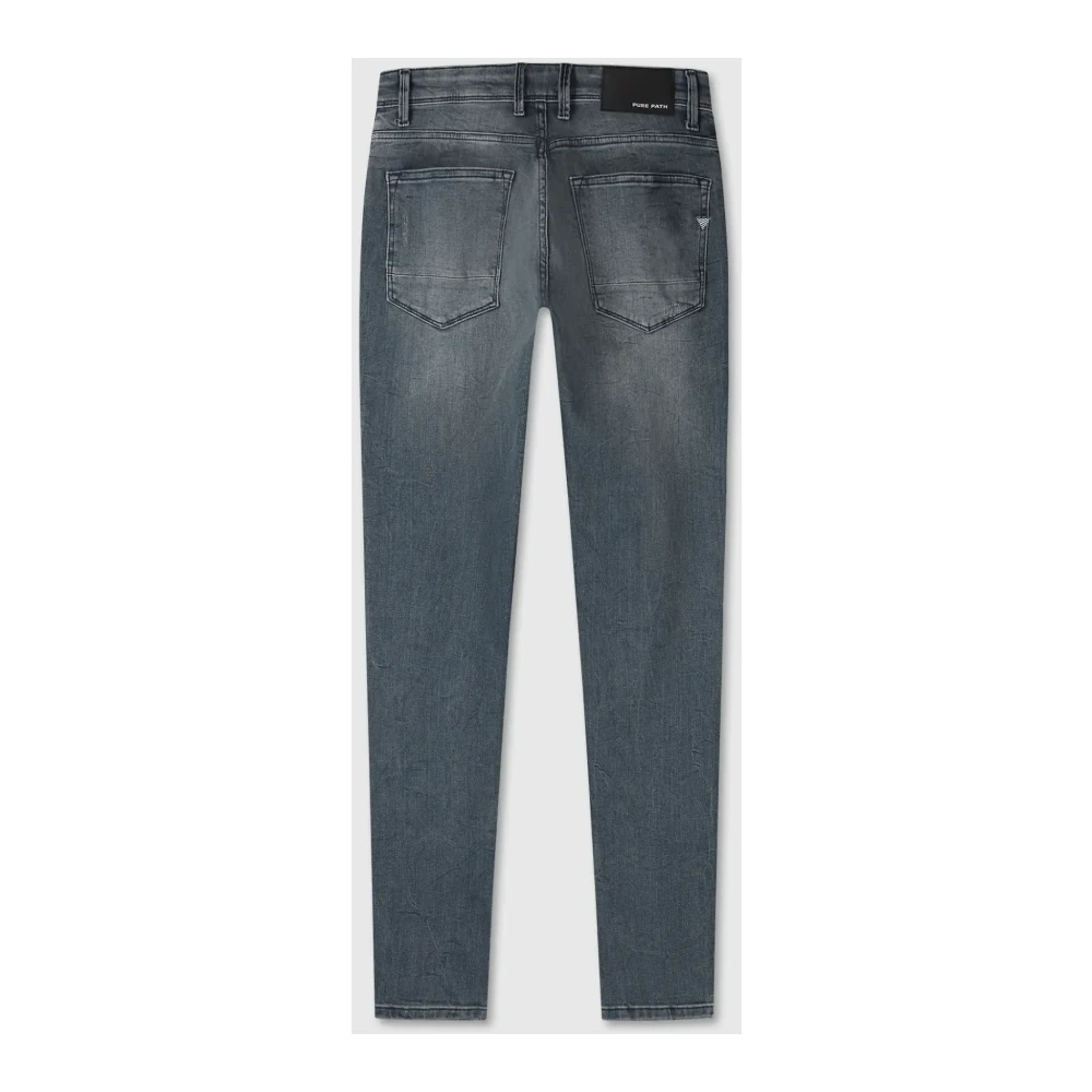 Pure Path Denim Blue Grey Stijlvolle Jeans Blue Heren