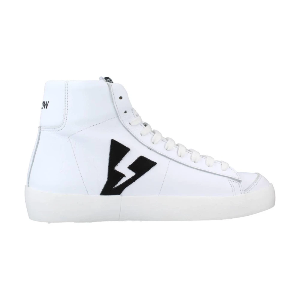 Sporty High Top Sneakers Dames Schoenen Wit