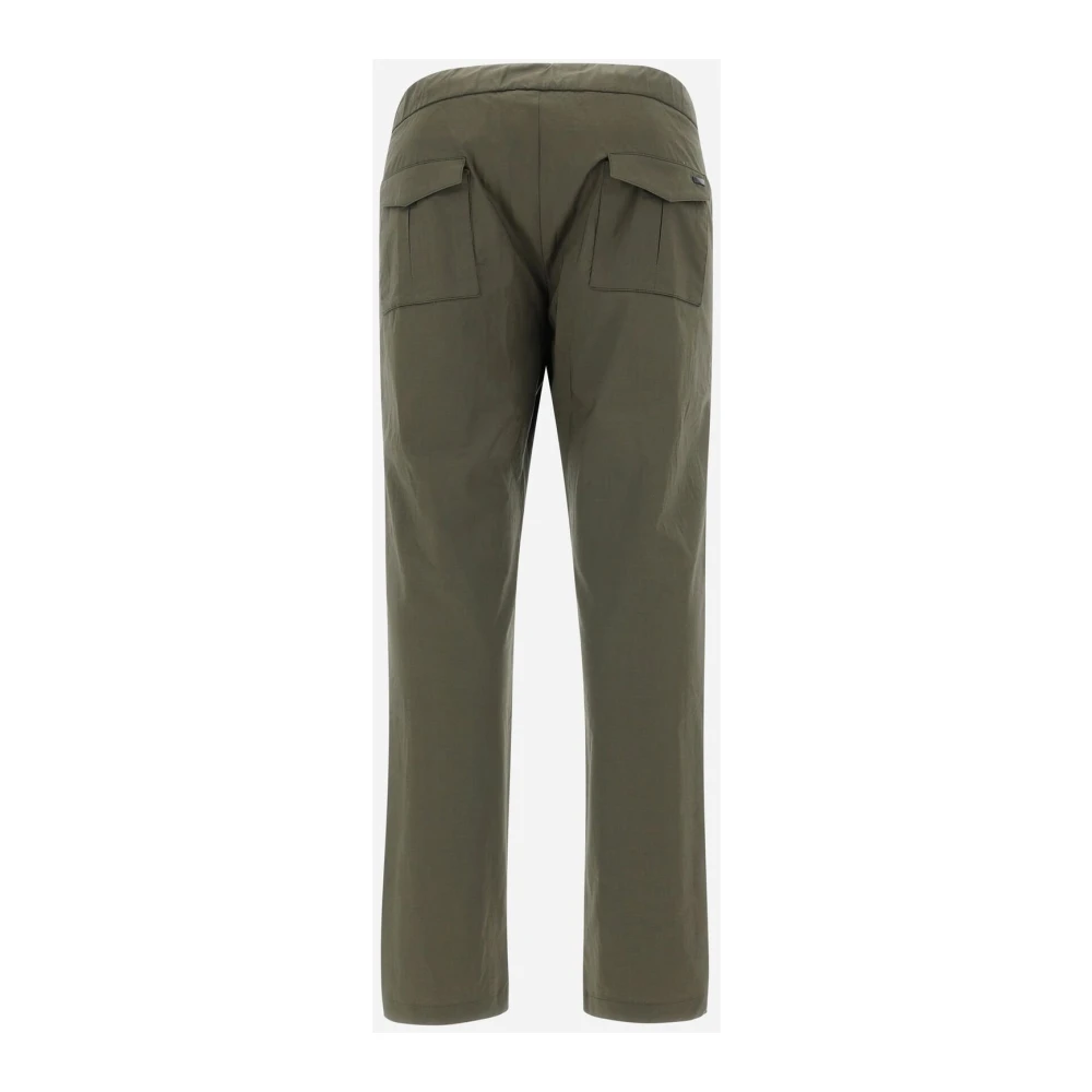 Herno Slim-fit Trousers Green Heren