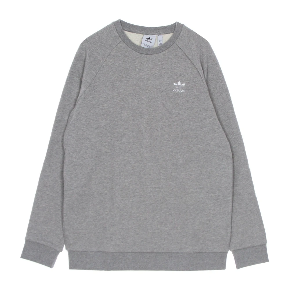 Adidas Men's Gray Lightweight Crewneck Sweatshirt