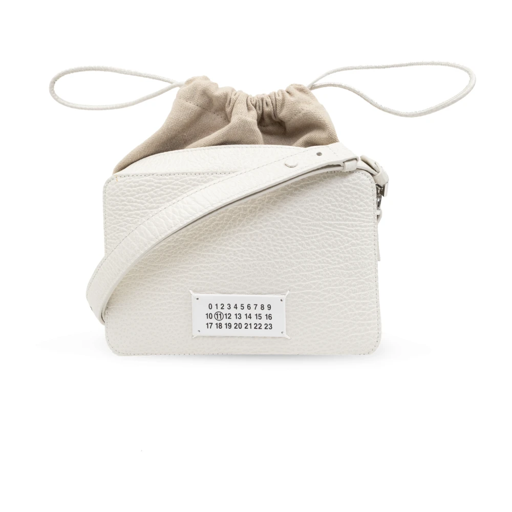 Maison Margiela Schoudertas '5Ac Camera' Beige Dames